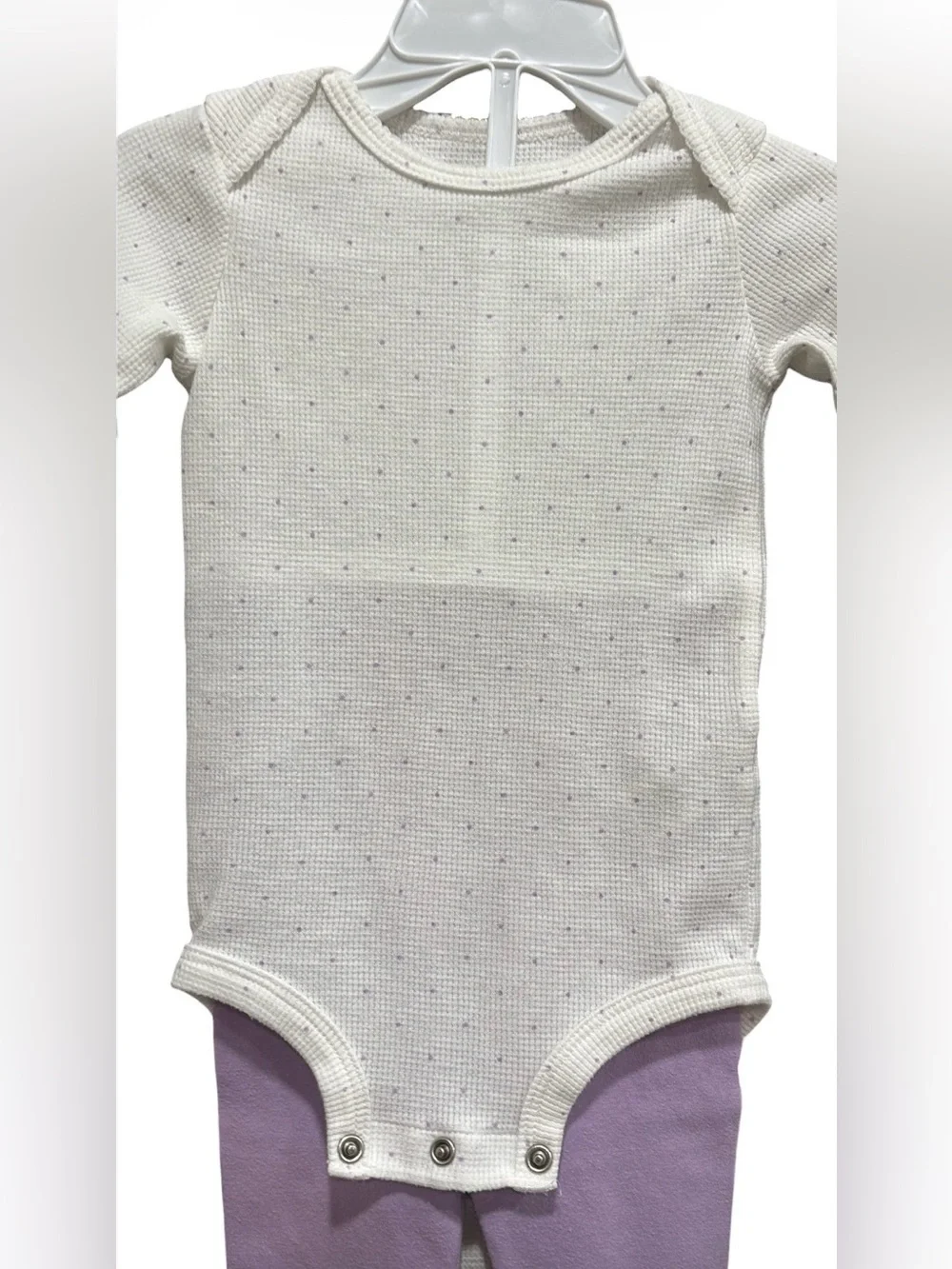 Carter's Toddler 3pc Plaid Sweatshirt, Long Sleeve Bodysuit and Leggings